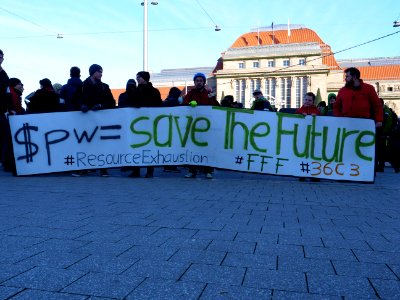 FFF 36C3 Demonstration Leipzig 2019-12-29 01