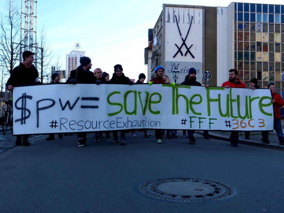 FFF 36C3 Demonstration Leipzig 2019-12-29 08