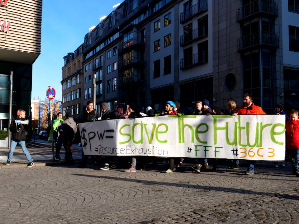 FFF 36C3 Demonstration Leipzig 2019-12-29 12