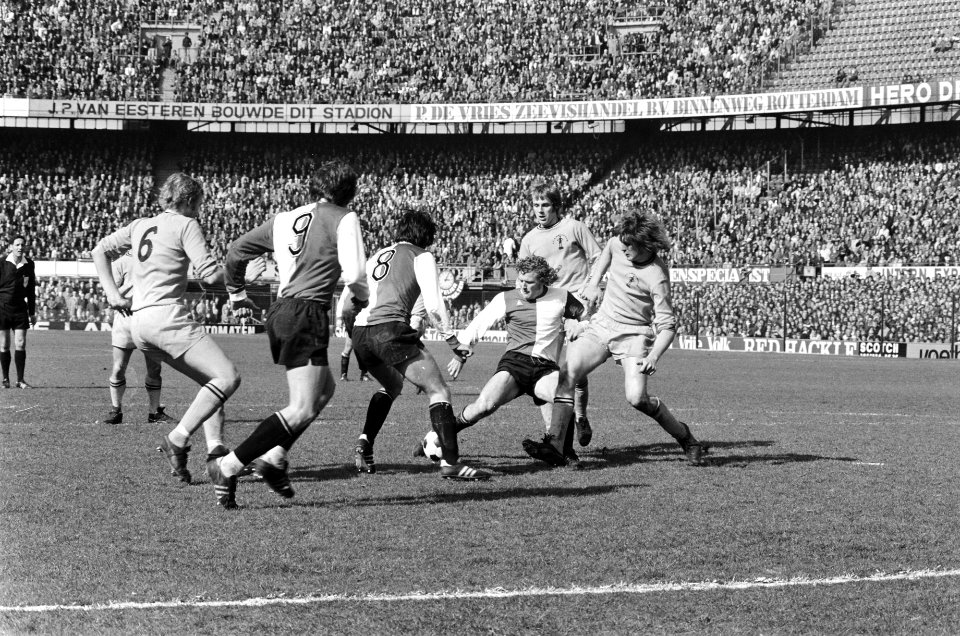 Feyenoord tegen FC Amsterdam 1-2, spelmomenten, Bestanddeelnr 927-8351