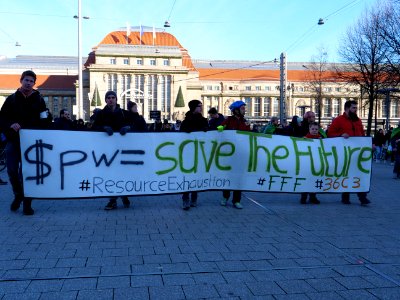 FFF 36C3 Demonstration Leipzig 2019-12-29 04