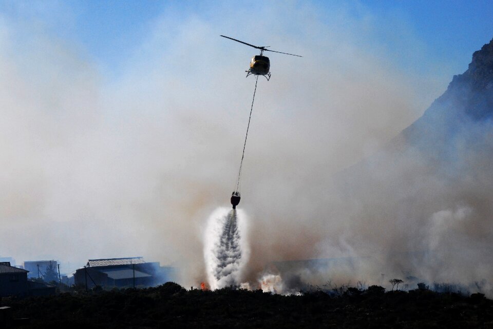 Fire fight fire fighting air response photo