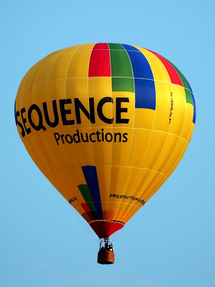 F-GPFT hot air balloon over Metz, France