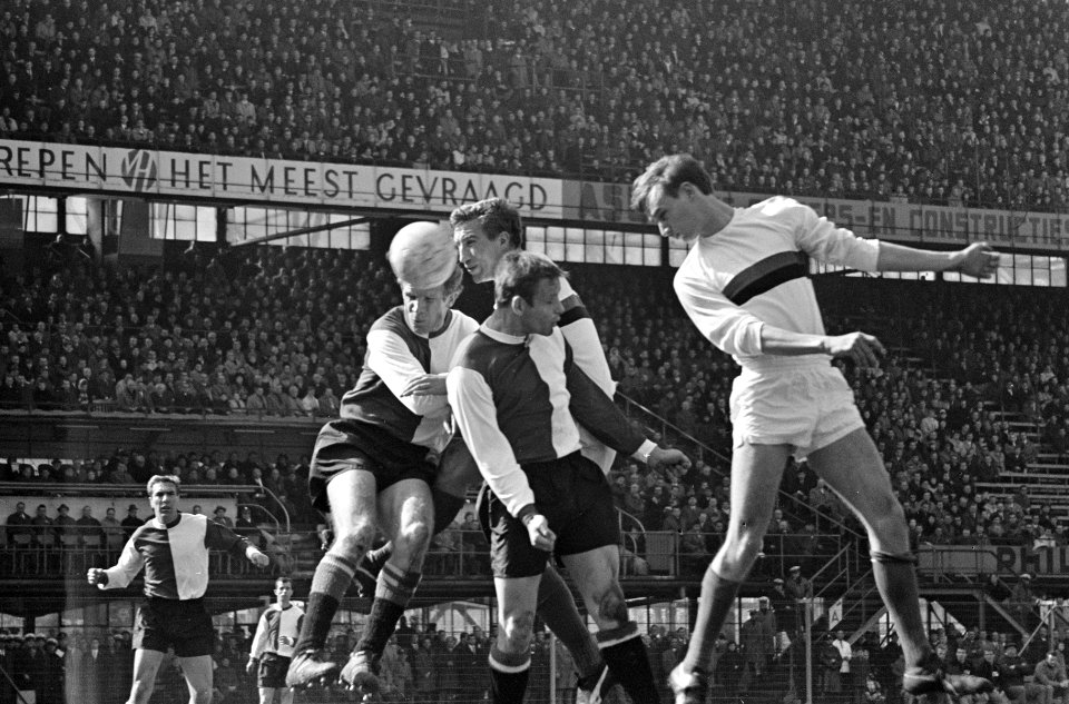 Feyenoord tegen DWS, spelmomenten, Bestanddeelnr 918-9657