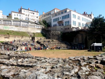 Festival européen latin grec 2019 - Reconstitution d'un char mycénien, vue opposée