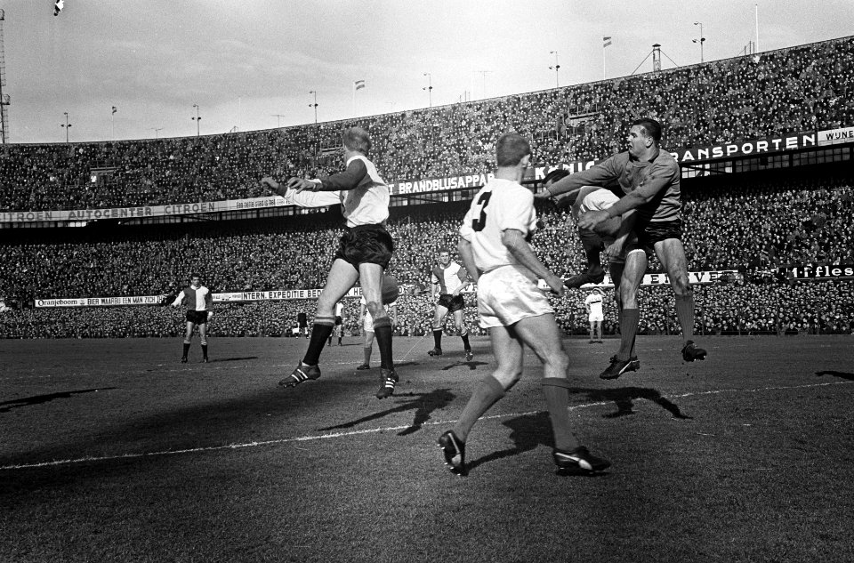 Feyenoord tegen DWS 3-1, spelmomenten, Bestanddeelnr 917-4289
