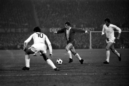 Feyenoord tegen Dynamo Boekarest 2-0, spelmoment, Bestanddeelnr 925-1049