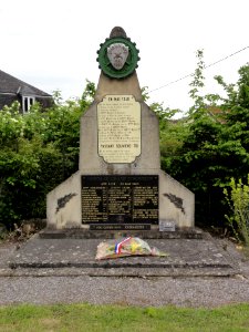 Festieux (Aisne) memorial mai 1940, au sud du bourg