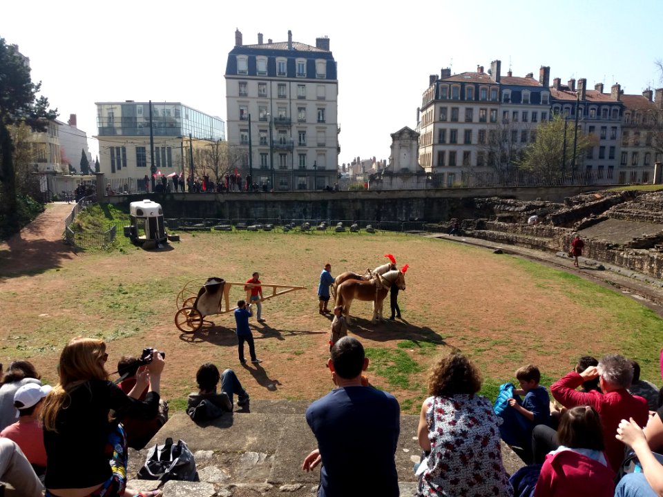 Festival européen latin grec 2019 - Reconstitution d'un char mycénien (3)