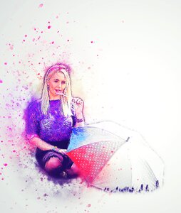 Art abstract fashion
