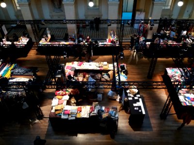 Festival de la soie 2018 - Salle de la Corbeille vue de l'étage