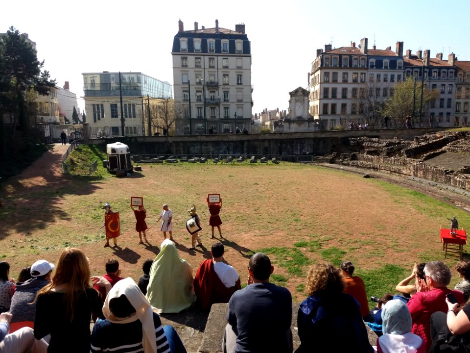Festival européen latin grec 2019 - Grands jeux, combat Aquila - Icarius