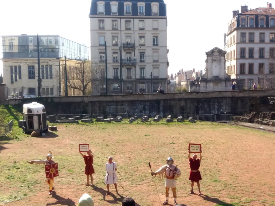Festival européen latin grec 2019 - Grands jeux, combat Gratus - Celadus