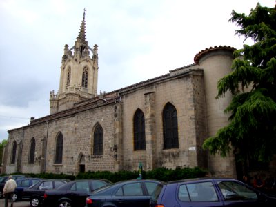 Feurs (Loire, Fr) church, side view
