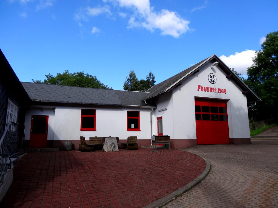 Feuerwehrgerätehaus in Friedersdorf, Thüringen