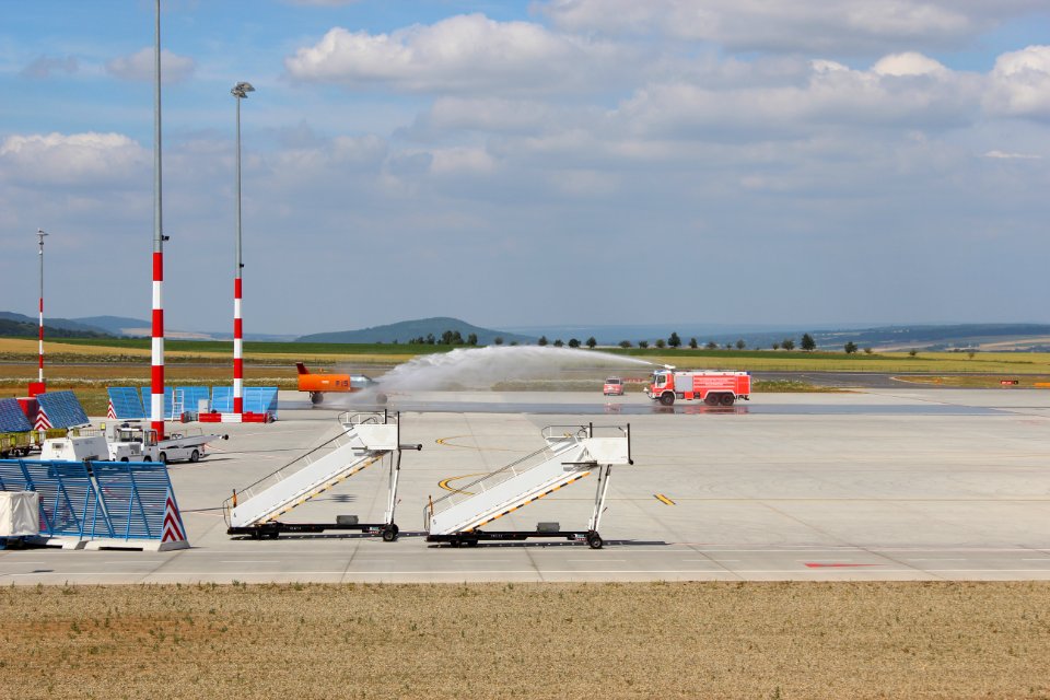 Feuerwehrübung Flughafen Kassel