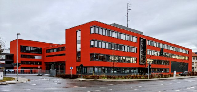 Feuerwehr Jena an einem regnerischen Tag