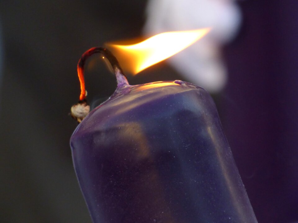 Fire flame purple