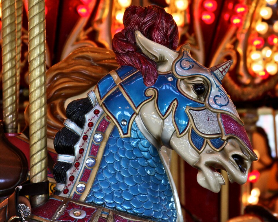 Carousel merry-go-round horse