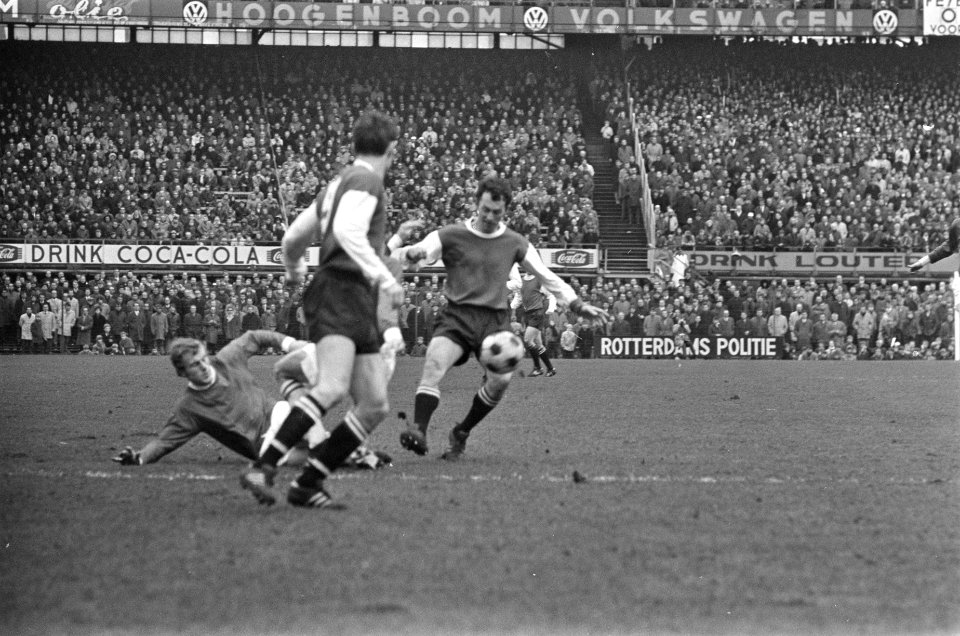 Feijenoord tegen ADO 1-1 spelmomenten, Bestanddeelnr 922-0669
