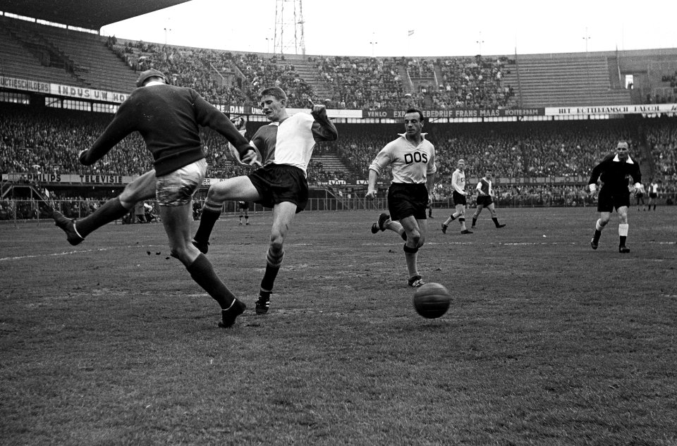 Feijenoord tegen DOS 3-0. Spelmomenten, Bestanddeelnr 915-1242