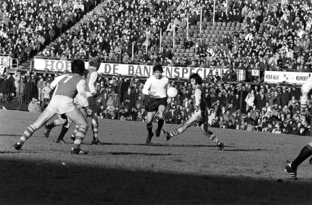 Feijenoord tegen Go Ahead 3-0 aktie, Bestanddeelnr 924-2038