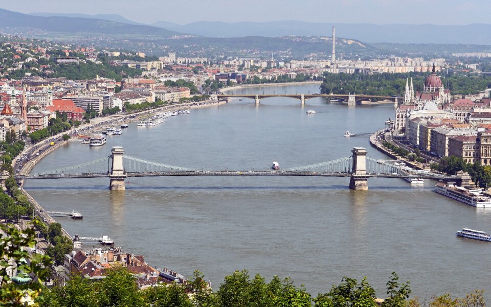 Chain bridge margaret bridge parliament photo