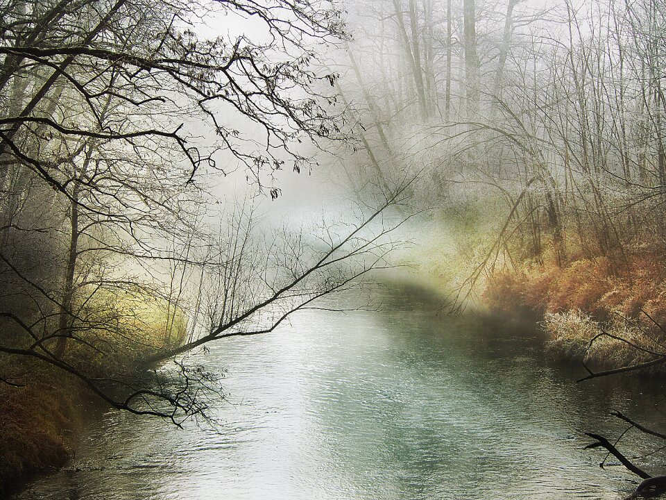 Poland water winter