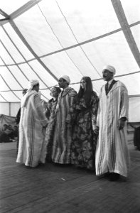 Feestdag voor Turkse gastarbeiders in Vondelpark, Amsterdam folkloristische dans, Bestanddeelnr 922-1554