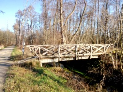 Federbach, Fußgängerbrücke bei Ötigheim photo