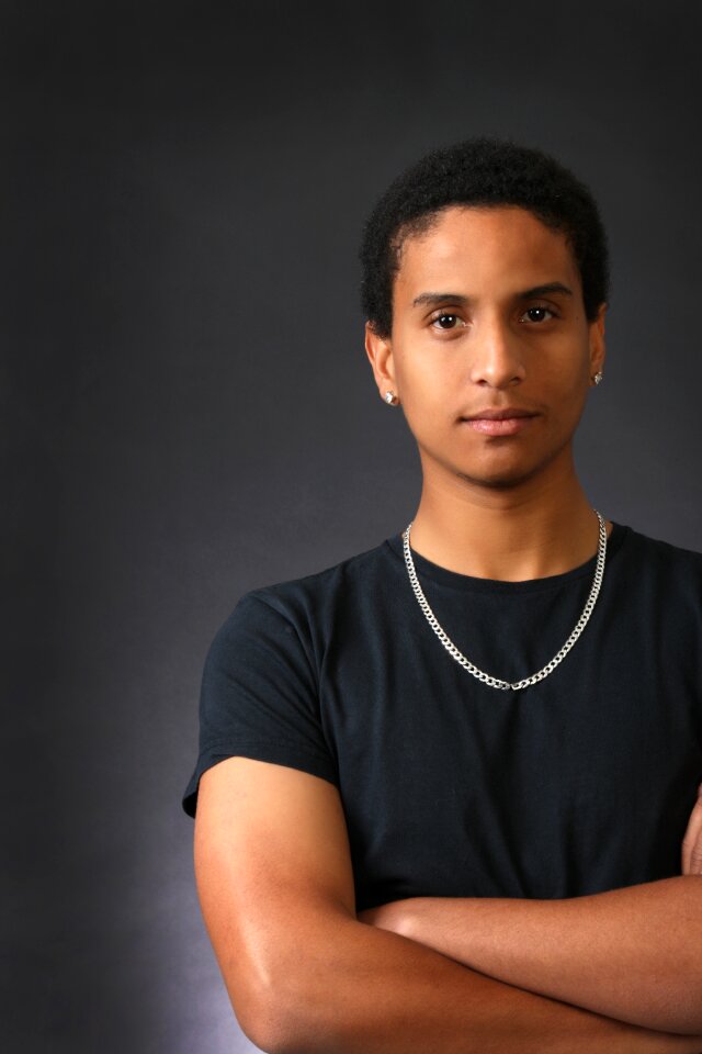 Portrait handsome male models