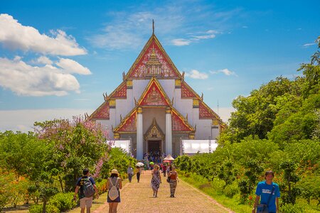 Thailand temple buddhism religion photo