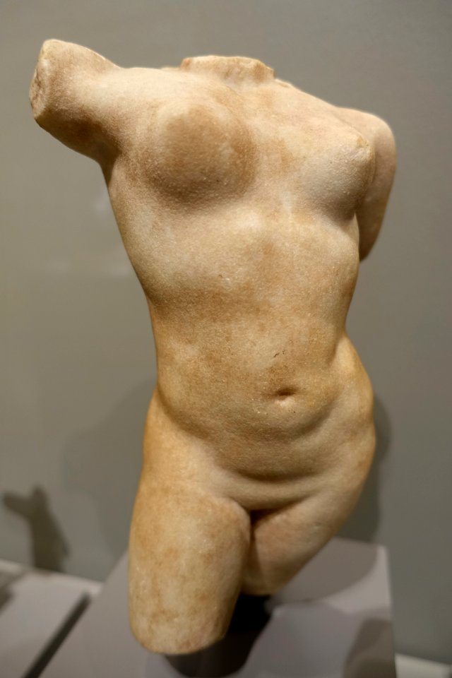 Female torso, Roman, 1st-2nd century AD, marble - Wadsworth Atheneum - Hartford, CT - DSC05131
