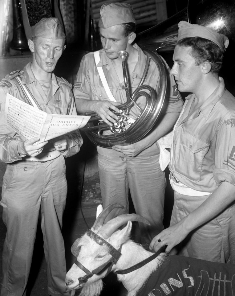 Feestavond te Tjililitan opgeluisterd door de Prins Bernhard Kapel. Kees de Bok , Bestanddeelnr 10407