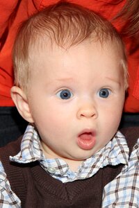 Cute kid emotion photo