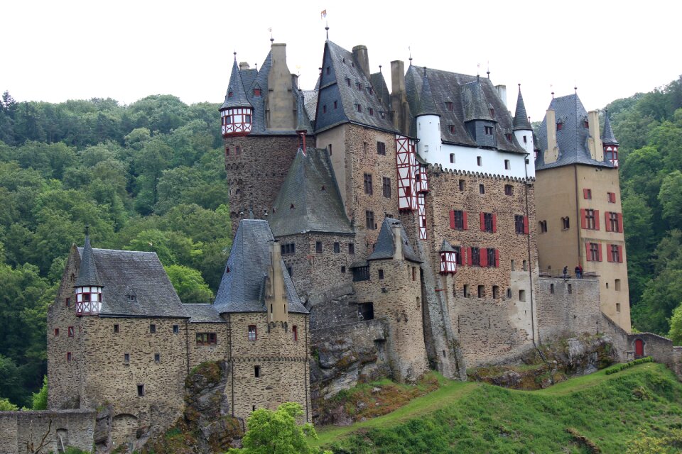 Middle ages knight's castle burg eltz