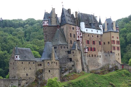 Middle ages knight's castle burg eltz photo