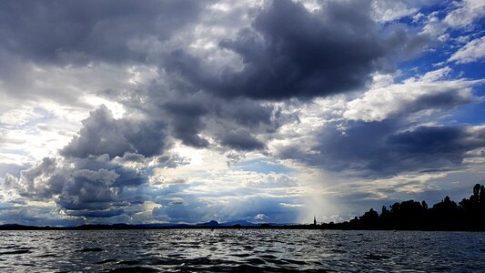 Lake constance water weather photo