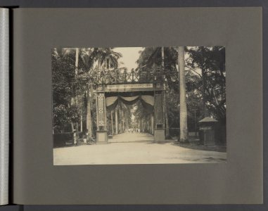 Feestterrein n.a.v. 50-jarig jubileum Deli Maatschappij (Sumatra), Bestanddeelnr 816 15