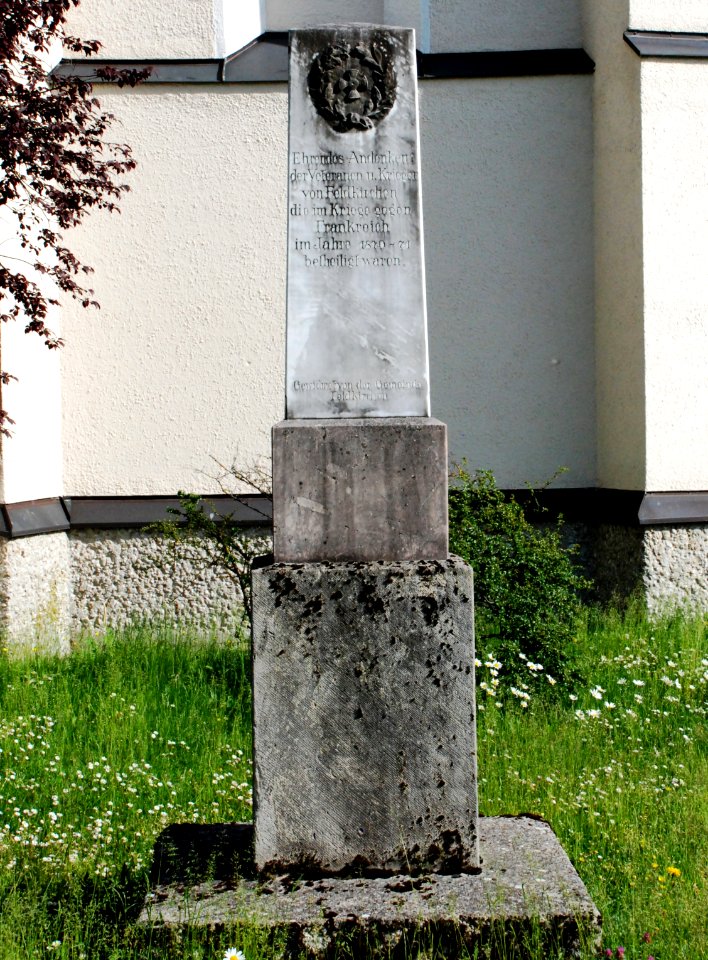 Feldkirchen bei München Kriegerdenkmal 1870