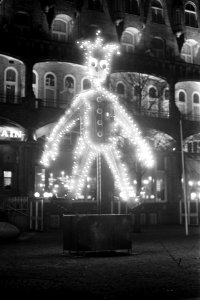 Feestverlichting in binnenstad van Amsterdam, Bestanddeelnr 923-0668