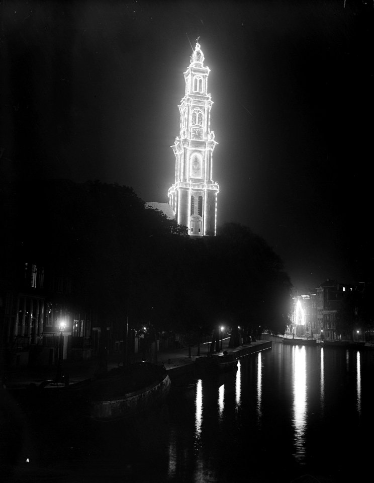 Feestverlichting Westertoren, Bestanddeelnr 902-9373