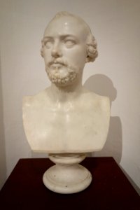 Federico Peschiera by Santo Varni (1807-1885), 1858, marble - Accademia Ligustica di Belle Arti - DSC02264