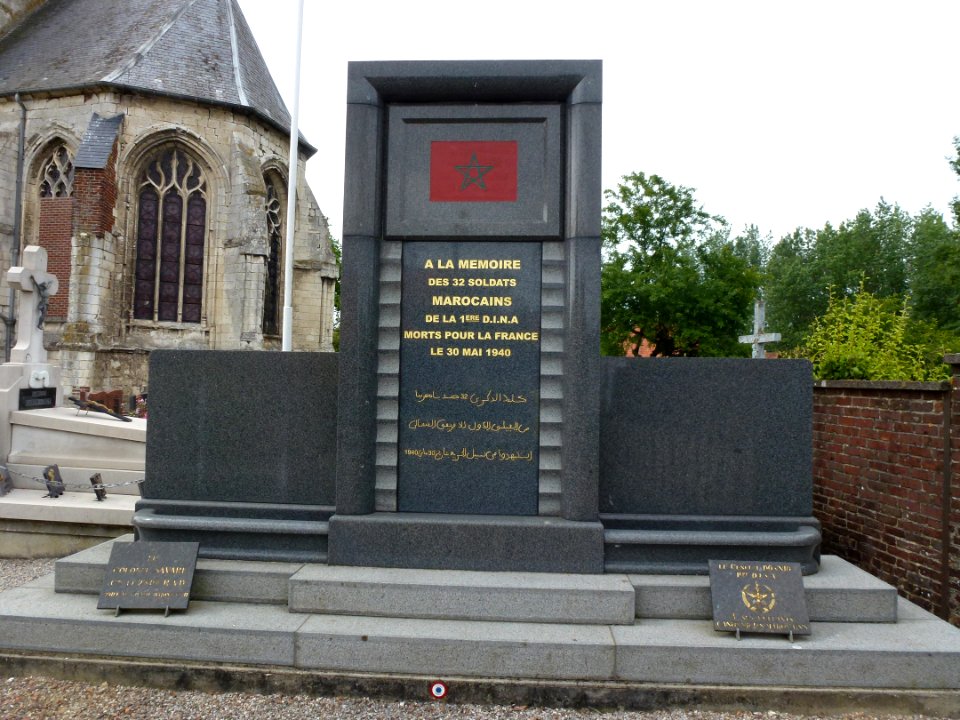 Febvin-Palfart (Pas-de-Calais) cimetière mémorial marocain