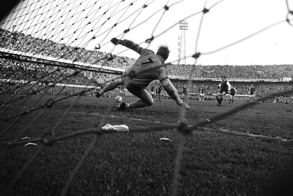 Feijenoord tegen Twente 1-1 doelpunt Feyenoord, Bestanddeelnr 924-0323