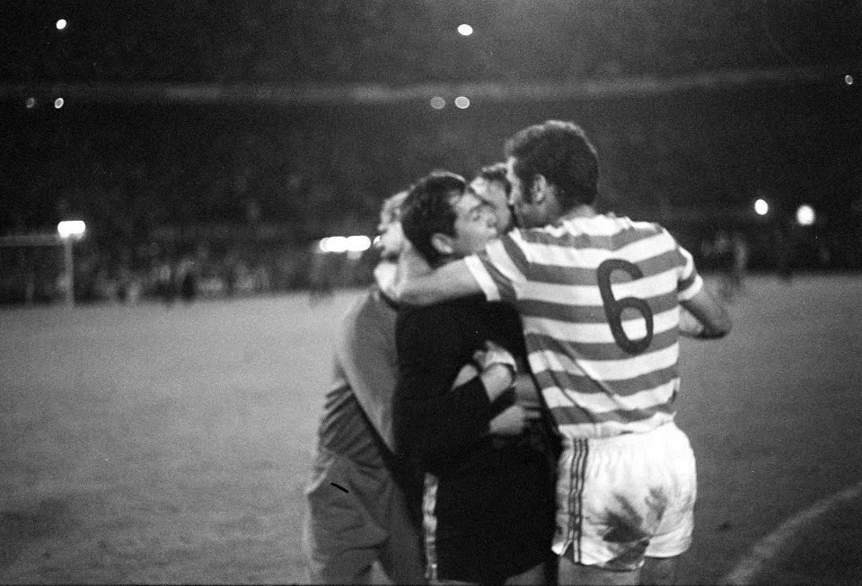 Feijenoord tegen UT Arad Roemenie 1-1 om Europa Cup, Bestanddeelnr 923-8493