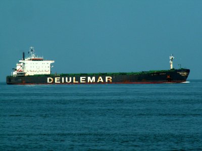 Filippo Lembo - IMO 9122588 - Callsign IBEF - approaching Port of Rotterdam, Holland 17-Aug-2005