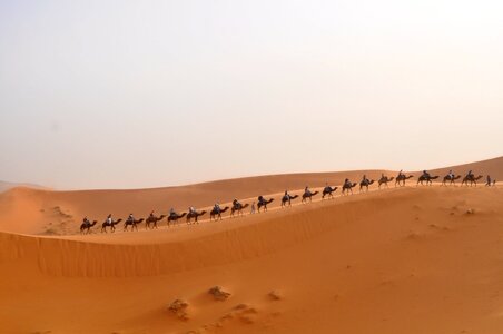 Morocco dunes desert photo