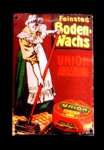 Feinstes Boden-Wachs Union Auchsburg Schild-001
