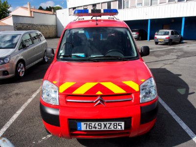 Fire bregade vehicle in Les Sables-dOlonne, pic1